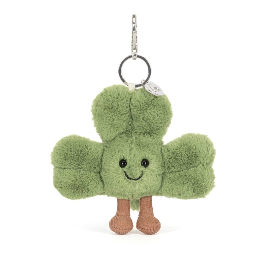 Jellycat Amuseables Siofra Shamrock Bag Charm, NWT - Picture 6 of 10